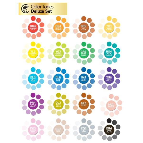 Marker Chameleon Set 22 Pen Deluxe