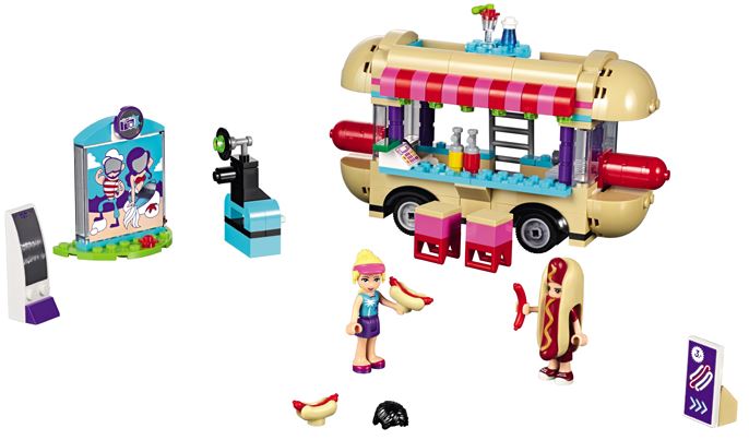 Lego Friends - Furgoneta de hot dog din parcul de distractii 6-12 Ani (41129)