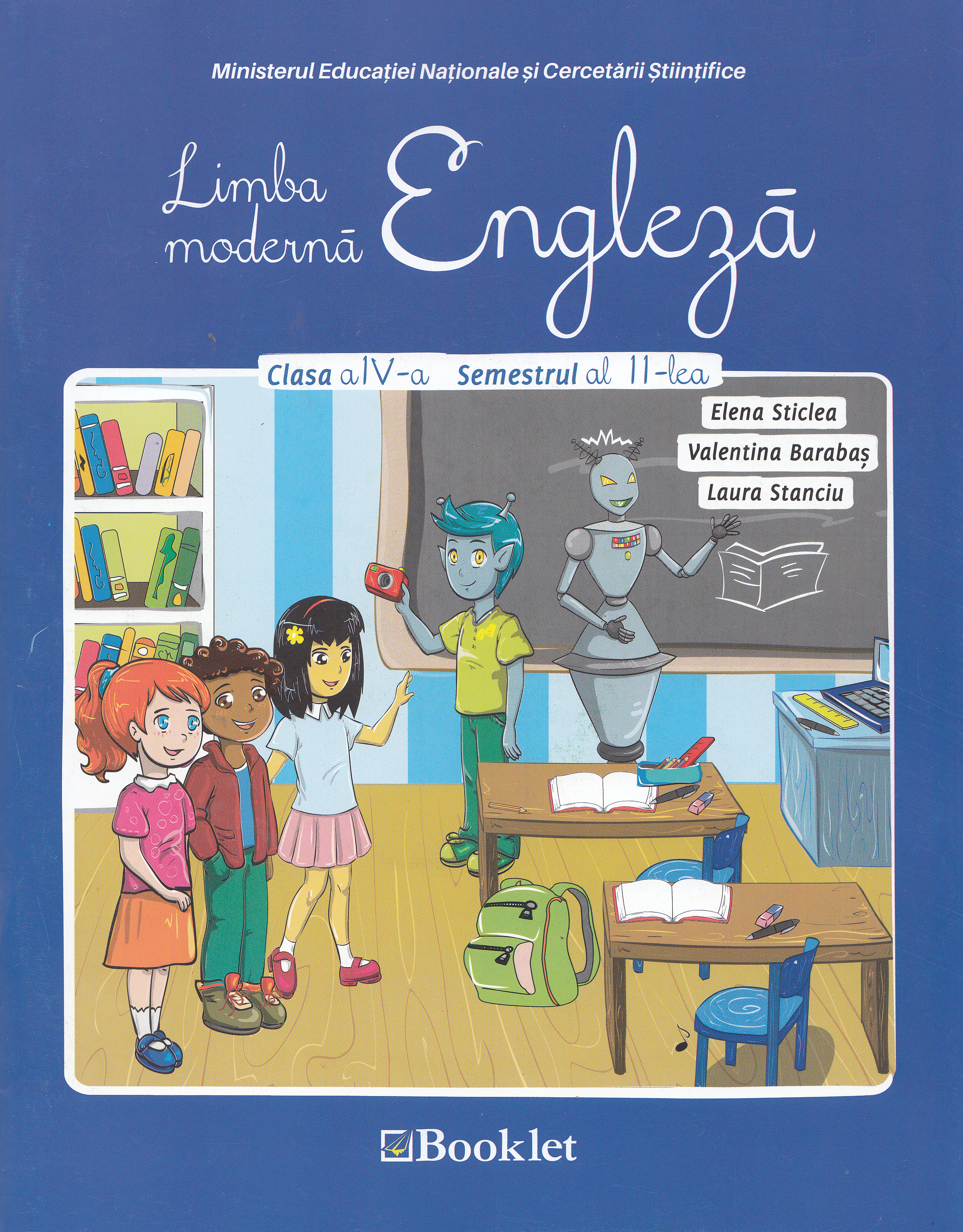 Limba engleza - Clasa 4 - Semestrul 2 + CD - Manual - Elena Sticlea, Valentina Barabas