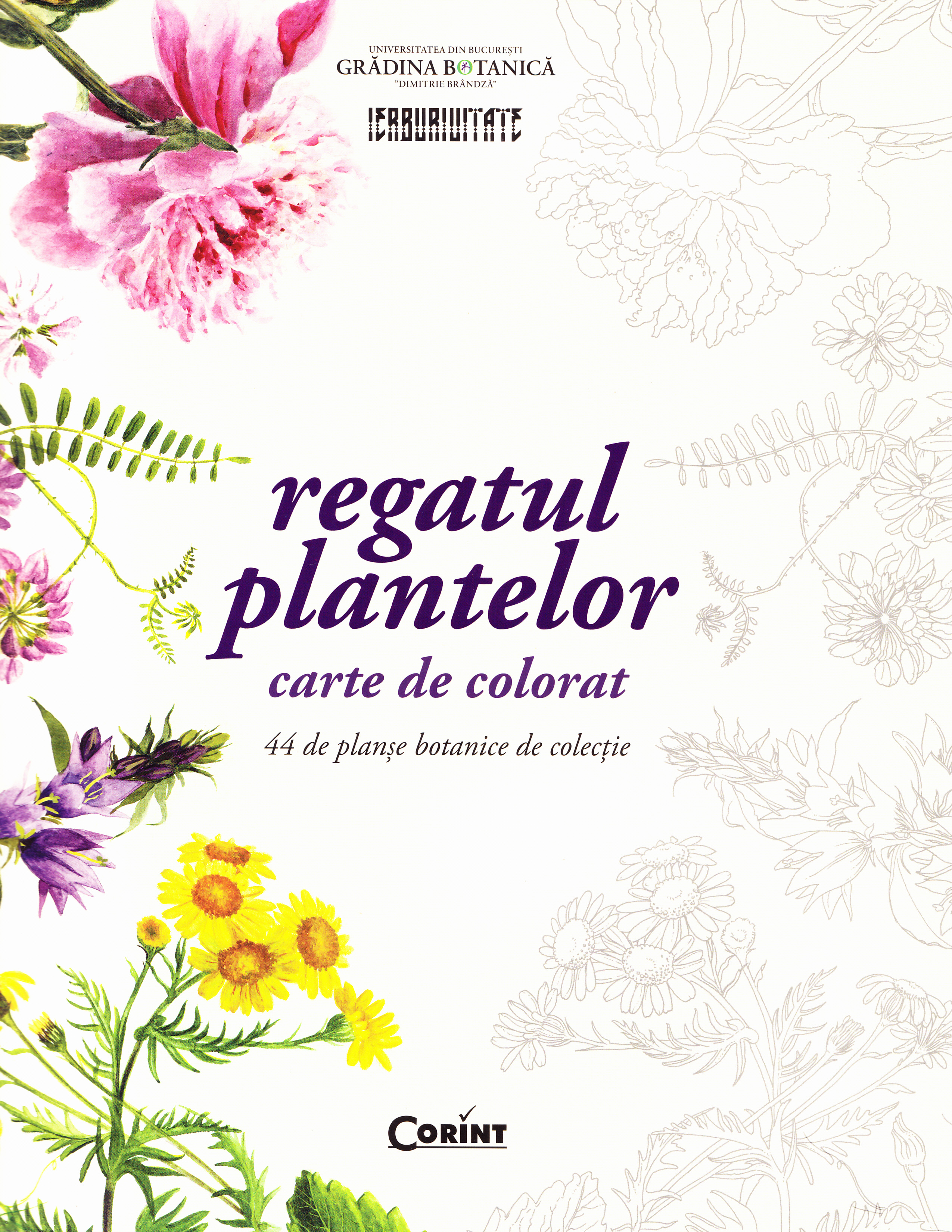 Regatul plantelor - Carte de colorat