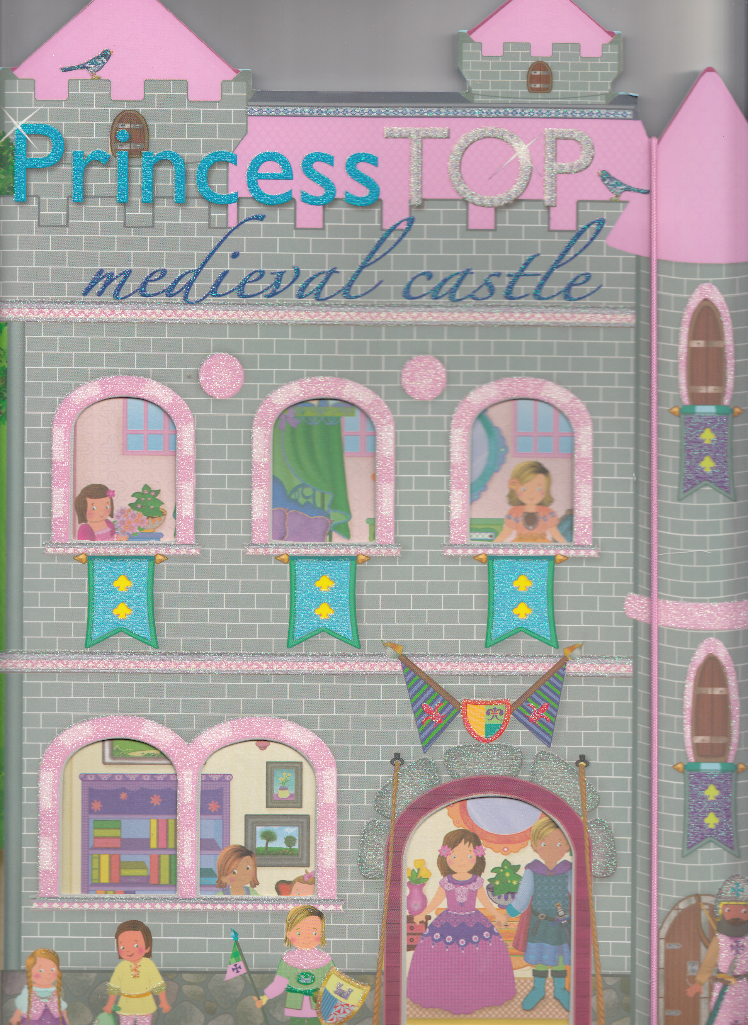 Princess Top Medieval Castle (bleu)