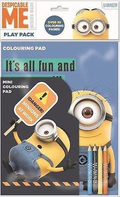 Despicable Me, Colouring pad. Mini set de joaca
