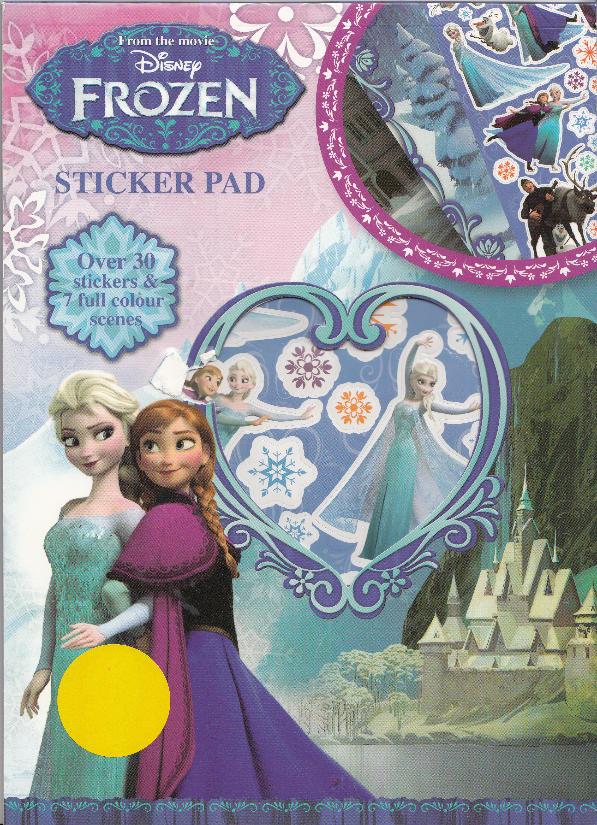 Frozen Carte cu stickere (Sticker Pad)