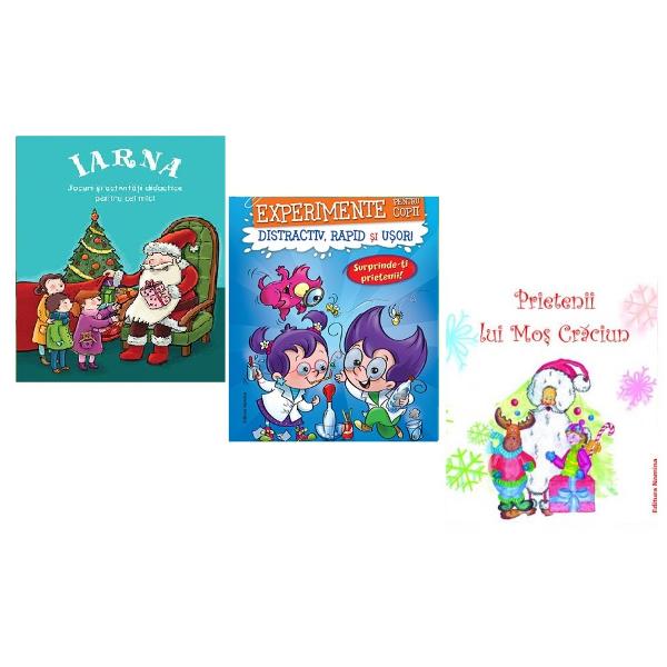 Pachet special Craciun 4 (Experimente + Prietenii lui Mos Craciun + Iarna)