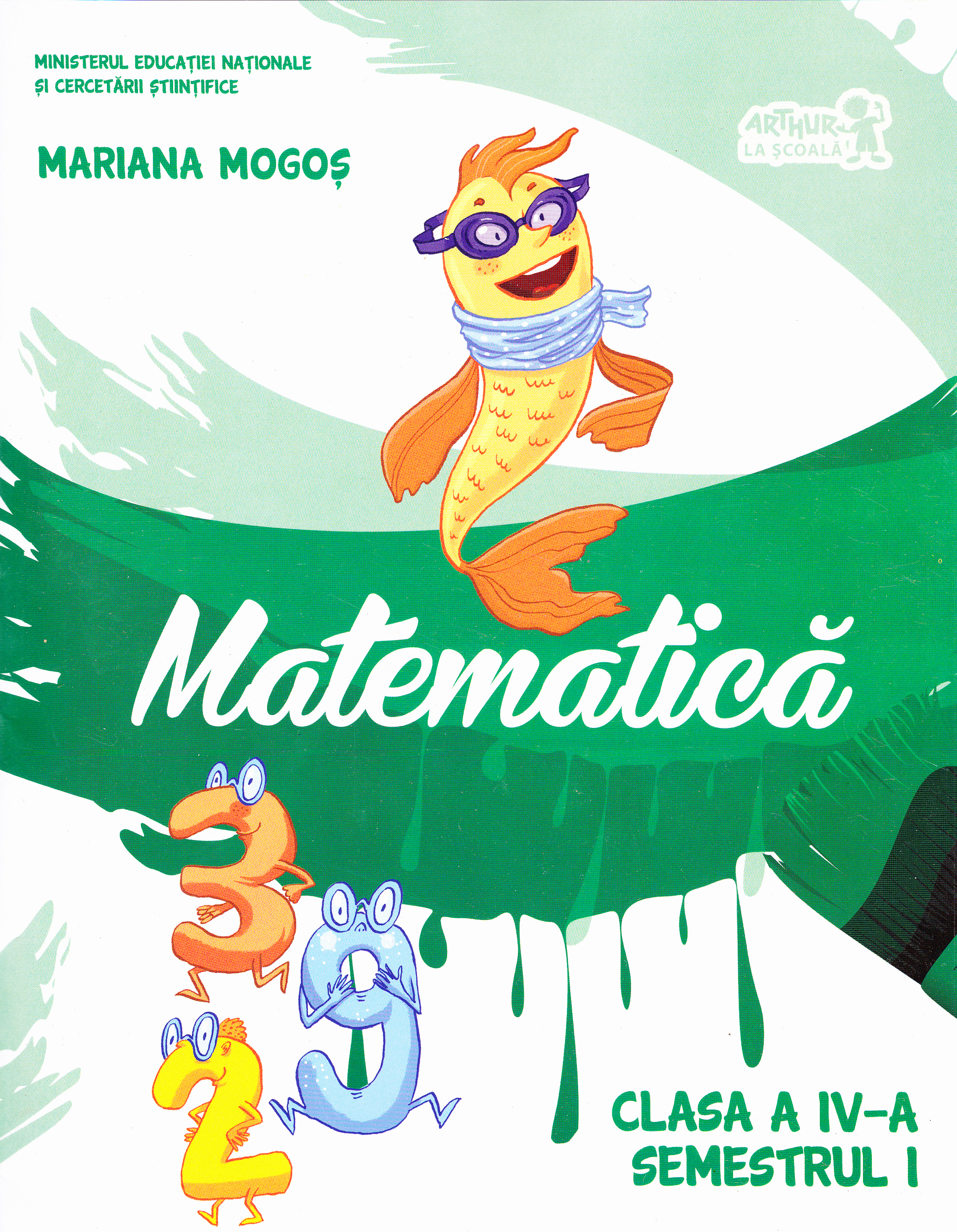 Matematica - Clasa 4. Sem. 1 - Manual + CD - Mariana Mogos
