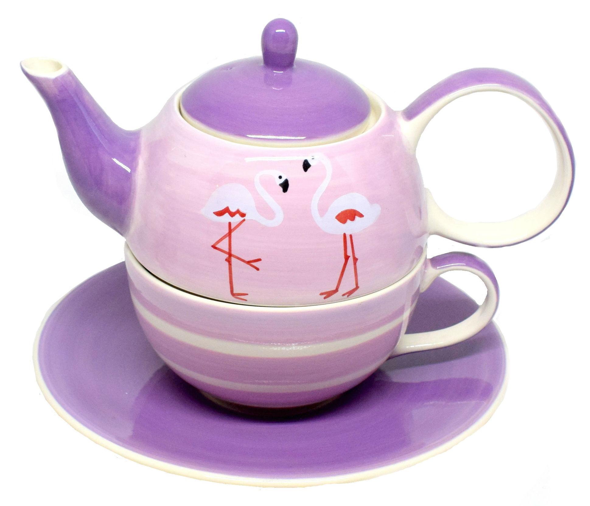 Set Tea for One Flamingo - Tea Garden