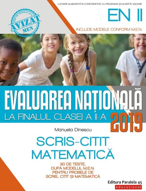 Evaluarea nationala 2019 - Clasa 2 - Scris-citit. Matematica - Manuela Dinescu