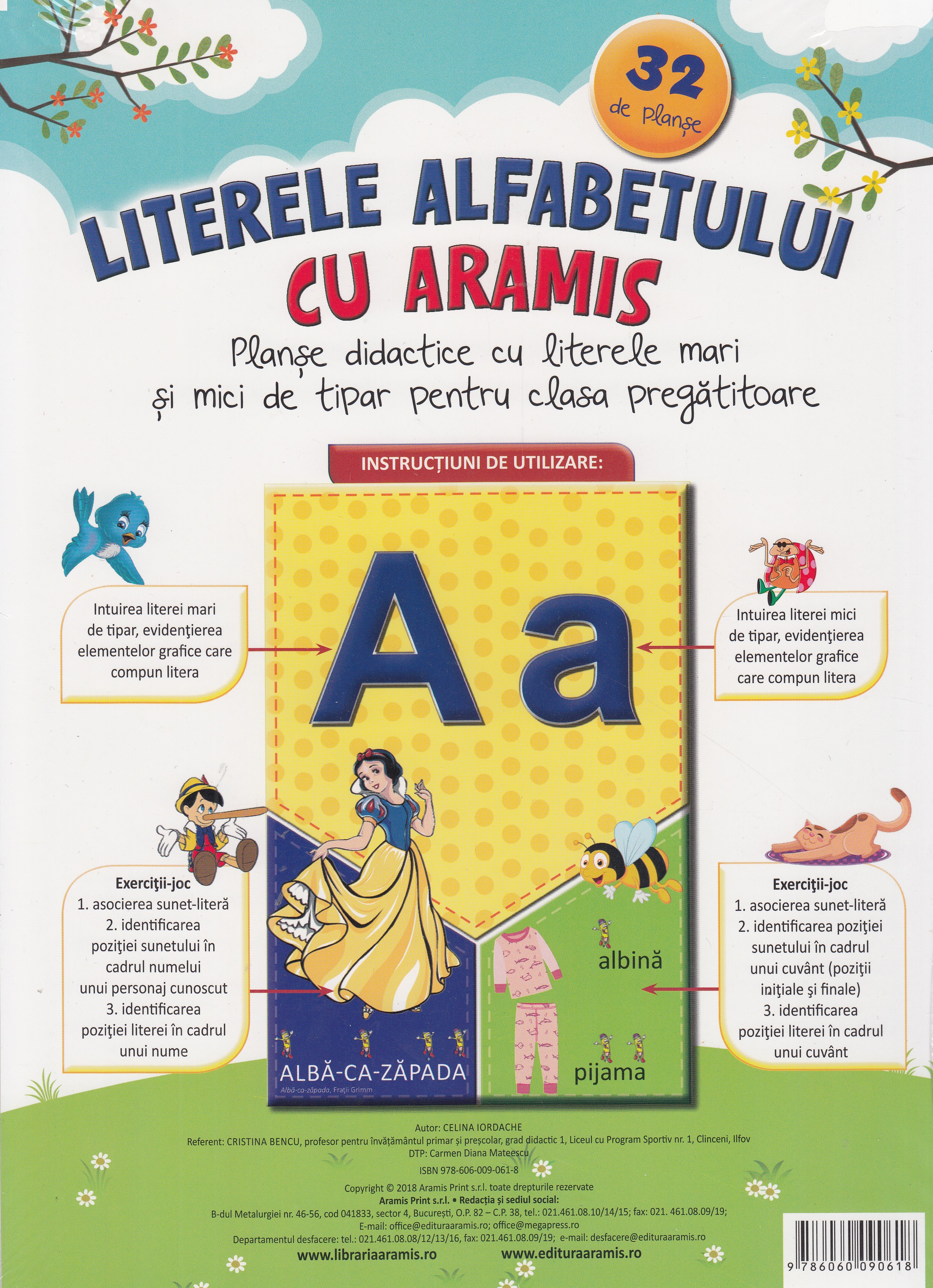 Literele alfabetului cu Aramis (32 de planse)