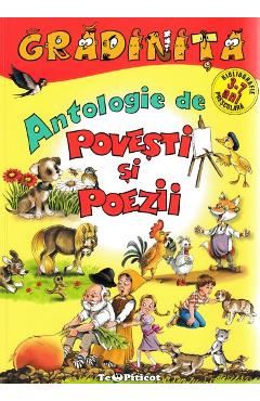 Coperta cărții 'Antologie de povesti si poezii - Gradinita'