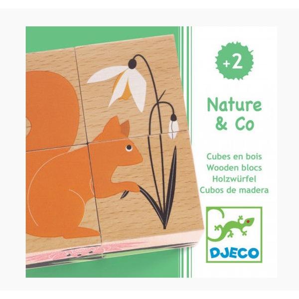 Nature and Co. Cuburi de lemn