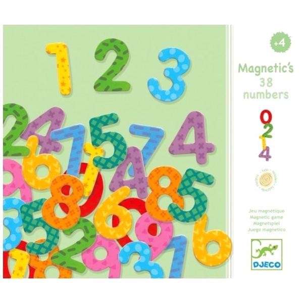 Magnetic's 38 numbers. Cifre magnetice