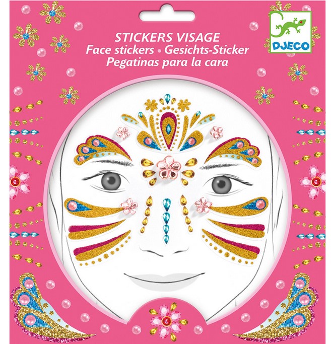 Stickers visage. Abtibilduri repozitionabile pentru fata - Printese