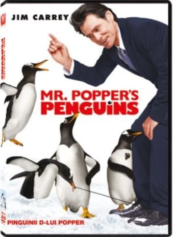 DVD Mr. Poppers penguins - Pinguinii D-lui Popper