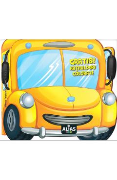 Coperta cărții 'Autobuzul. Abțibilduri colorate'