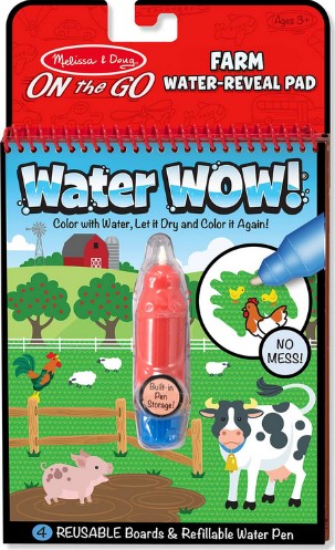 Water Wow! Carnet de colorat, Apa magica. La ferma