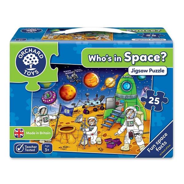Who's in space. Puzzle Spatiul cosmic