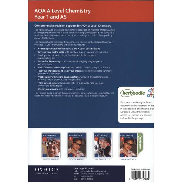 AQA A Level Chemistry Year 1 Revision Guide