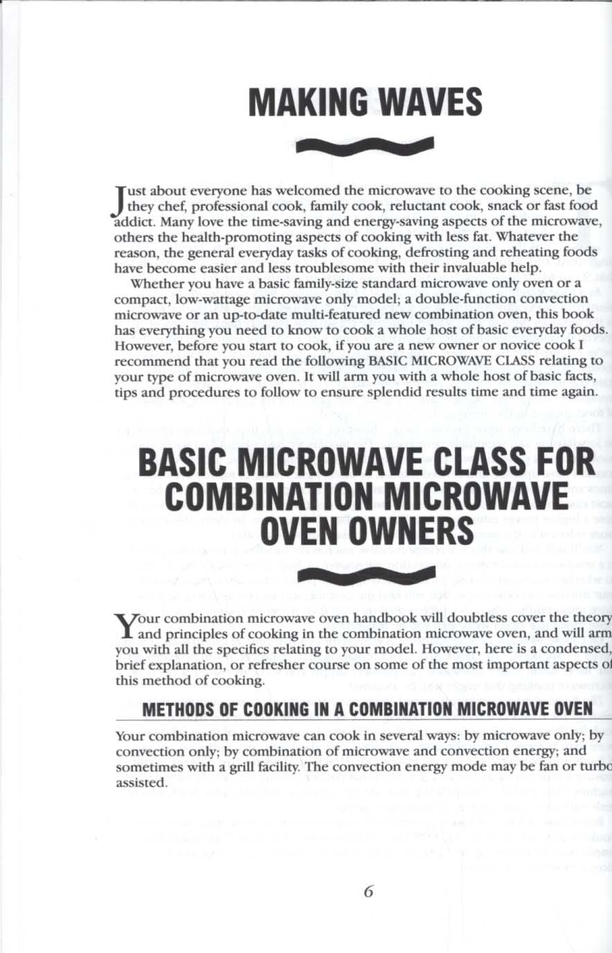 Basic Basics Combination & Microwave Handbook