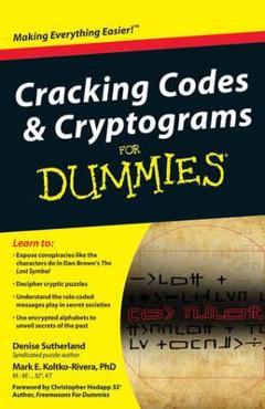 Coperta cărții 'Cracking Codes and Cryptograms For Dummies'
