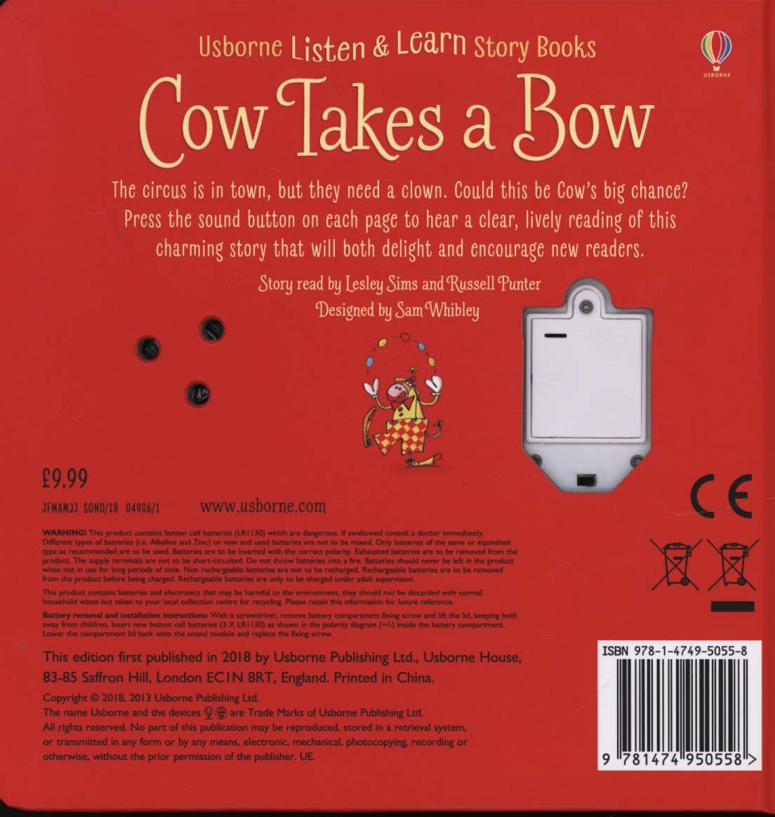 Cow Takes a Bow