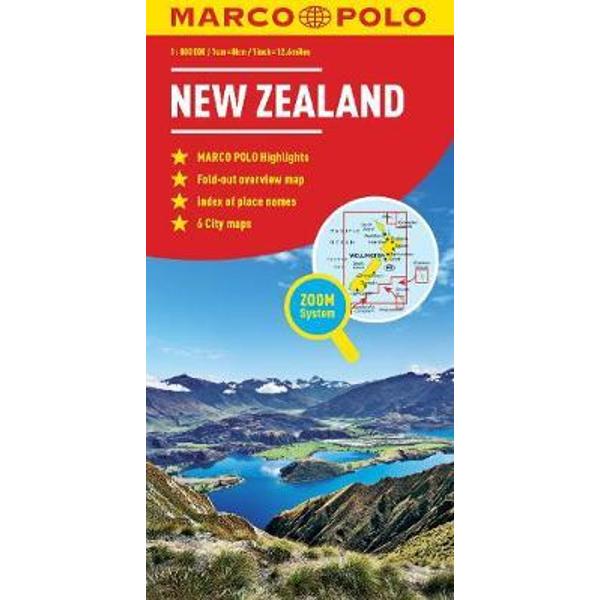 New Zealand Marco Polo Map