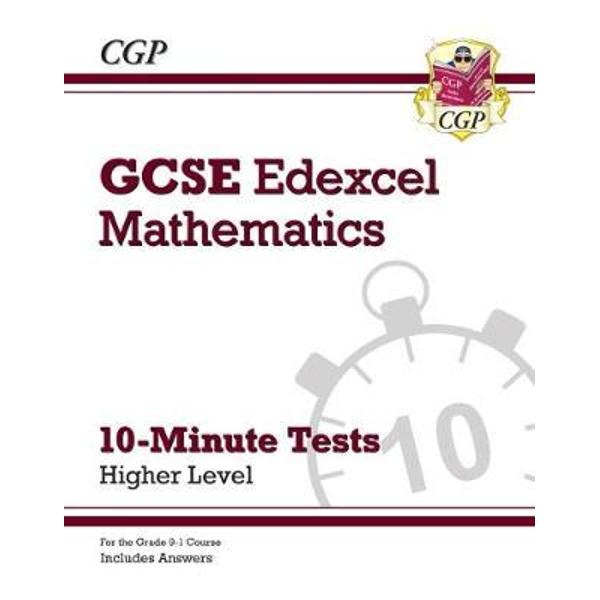 New Grade 9-1 GCSE Maths Edexcel 10-Minute Tests - Higher (i