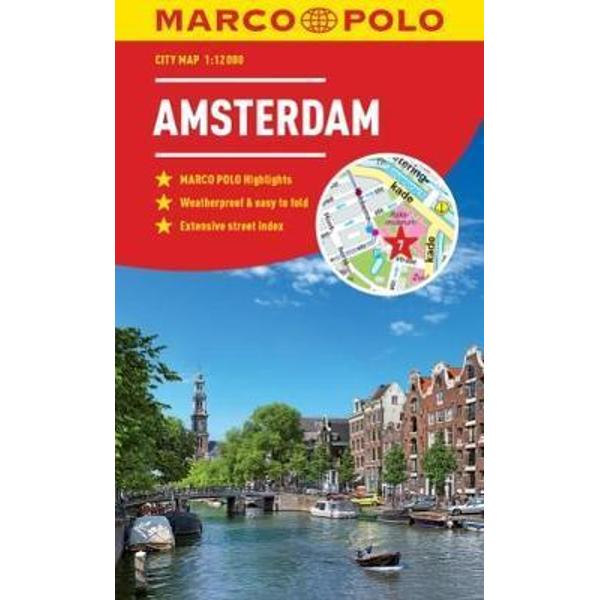Amsterdam Marco Polo City Map 2018