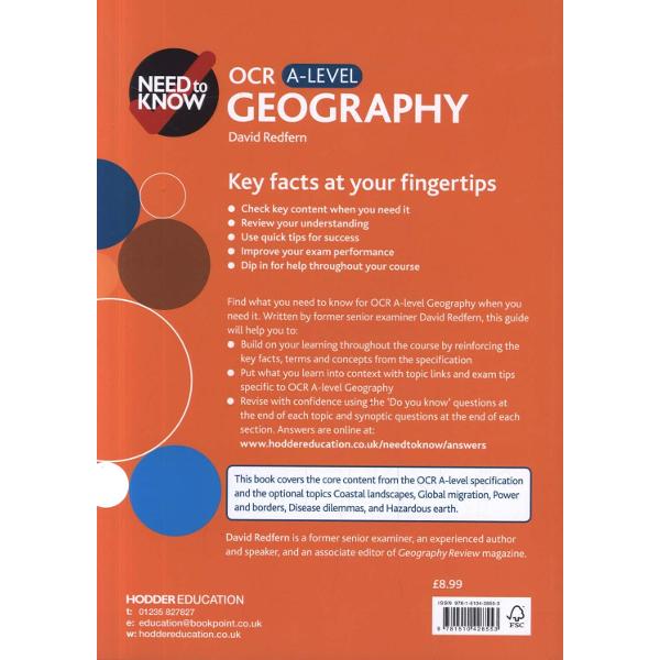 Need to Know: OCR A-level Geography
