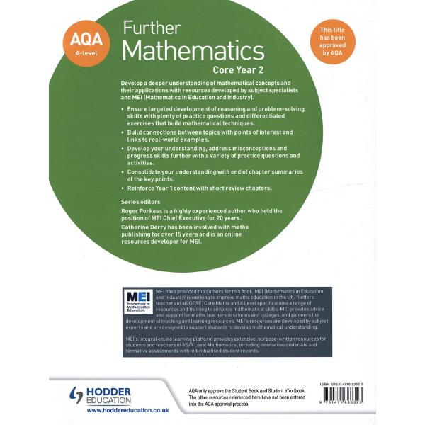 AQA A Level Further Mathematics Core Year 2
