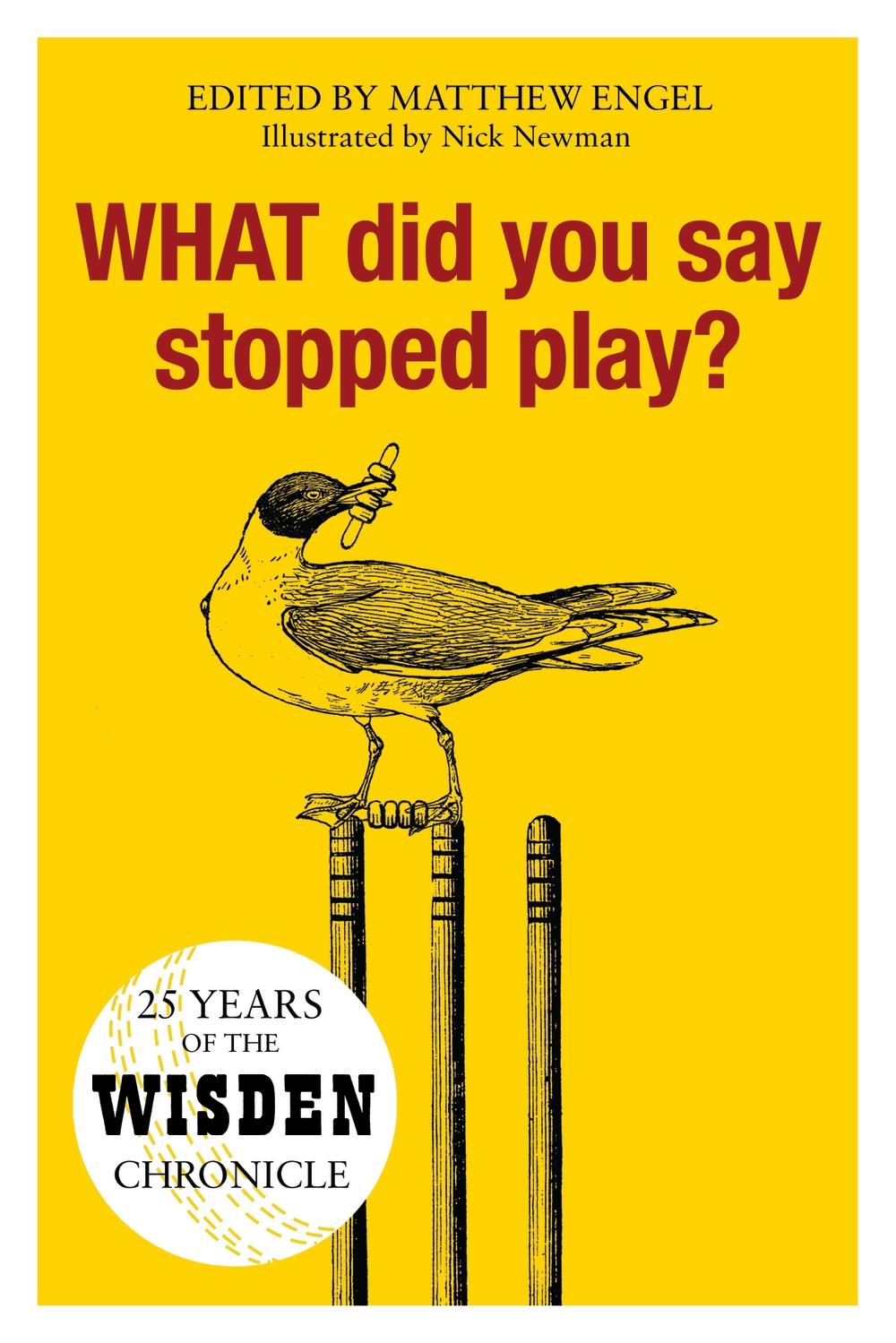 WHAT Did You Say Stopped Play?