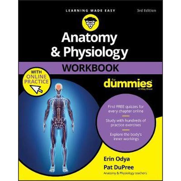 Anatomy & Physiology Workbook For Dummies with Online Practi