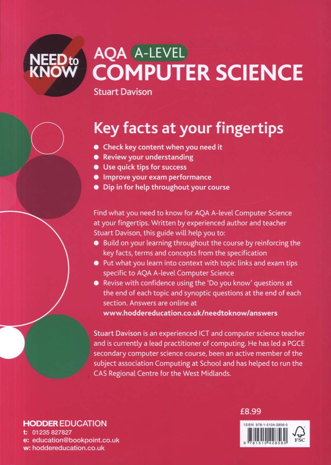 Need to Know: AQA A-level Computer Science