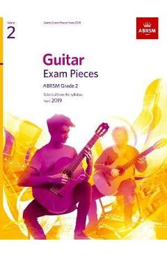 Coperta cărții 'Guitar Exam Pieces from 2019, ABRSM Grade 2'