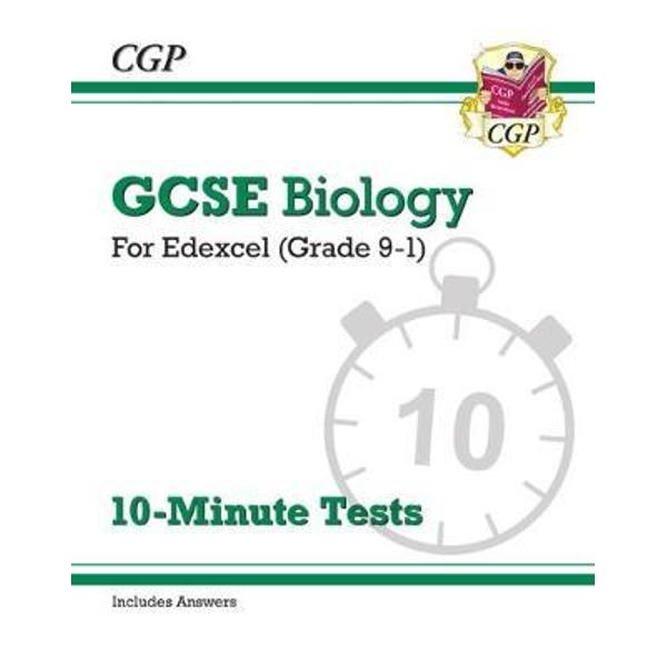 New Grade 9-1 GCSE Biology: Edexcel 10-Minute Tests (with an