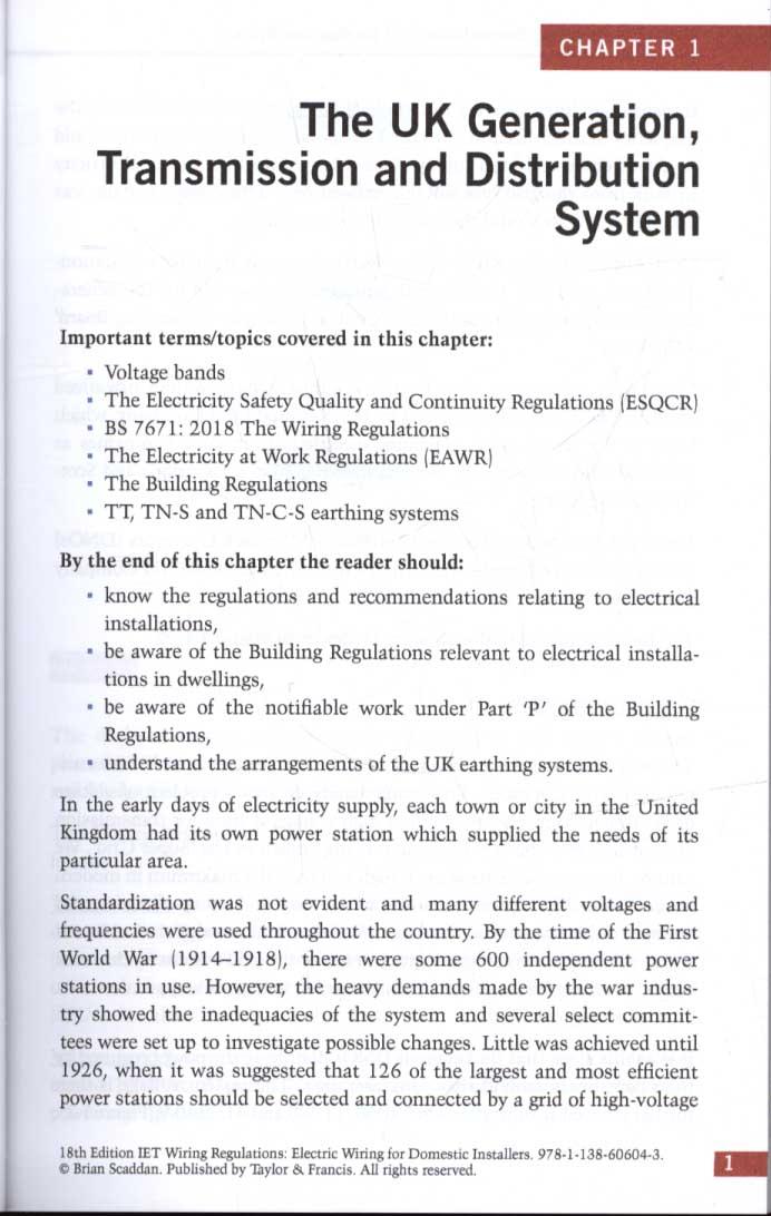 IET Wiring Regulations: Electric Wiring for Domestic Install