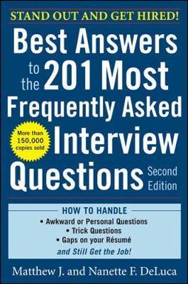 Best Answers to the 201 Most Frequently Asked Interview Ques