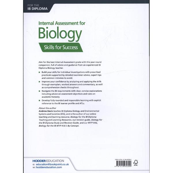 Internal Assessment for Biology for the IB Diploma: Skills f