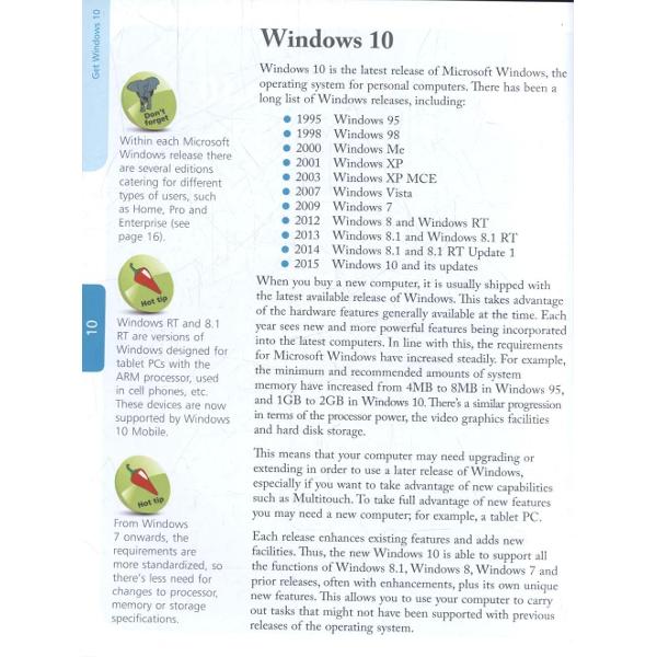 Windows 10 for Seniors in easy steps
