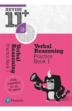 Coperta cărții 'Revise 11+ Verbal Reasoning Practice Book'