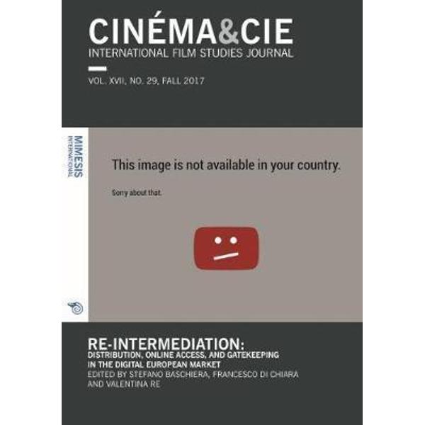 Cinema & Cie International Film Studies Journal VOL. XVII, N