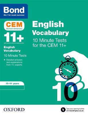 Bond 11+: CEM Vocabulary 10 Minute Tests