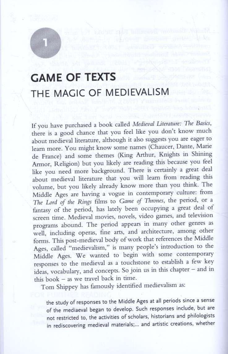 Medieval Literature: The Basics