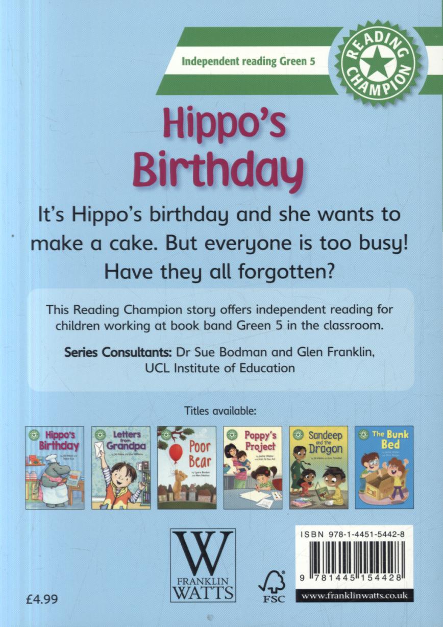 Reading Champion: Hippo's Birthday