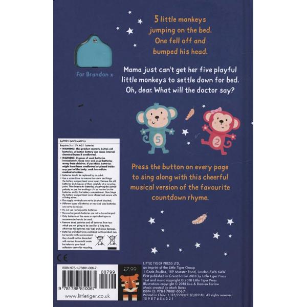 5 Little Monkeys Sound Book