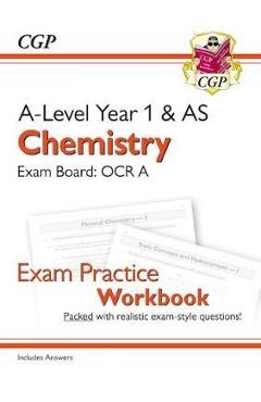 Coperta cărții 'New A-Level Chemistry for 2018: OCR A Year 1 & AS Exam Pract'