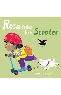 Coperta cărții 'Rosa Rides her Scooter'