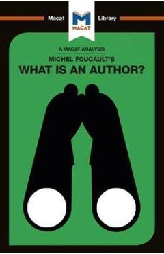 Coperta cărții 'Michel Foucault's What is an Author?'