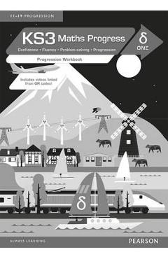 Coperta cărții 'KS3 Maths Progress Progression Workbook Delta 1'