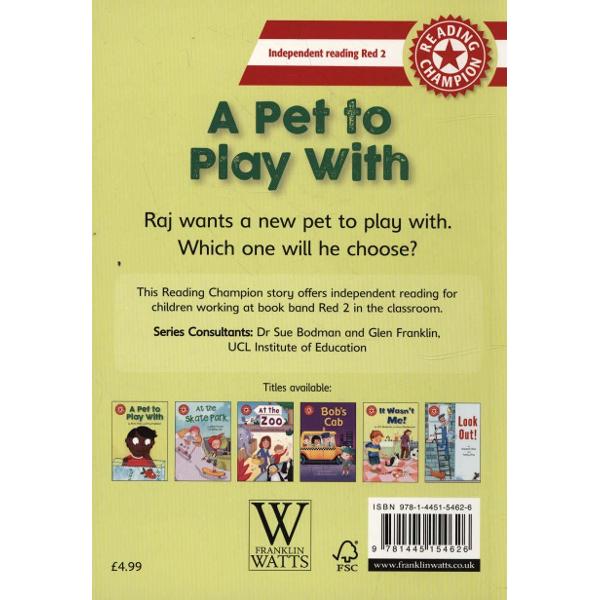 Reading Champion: A Pet to Play With