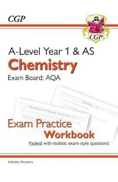 Coperta cărții 'New A-Level Chemistry for 2018: AQA Year 1 & AS Exam Practic'